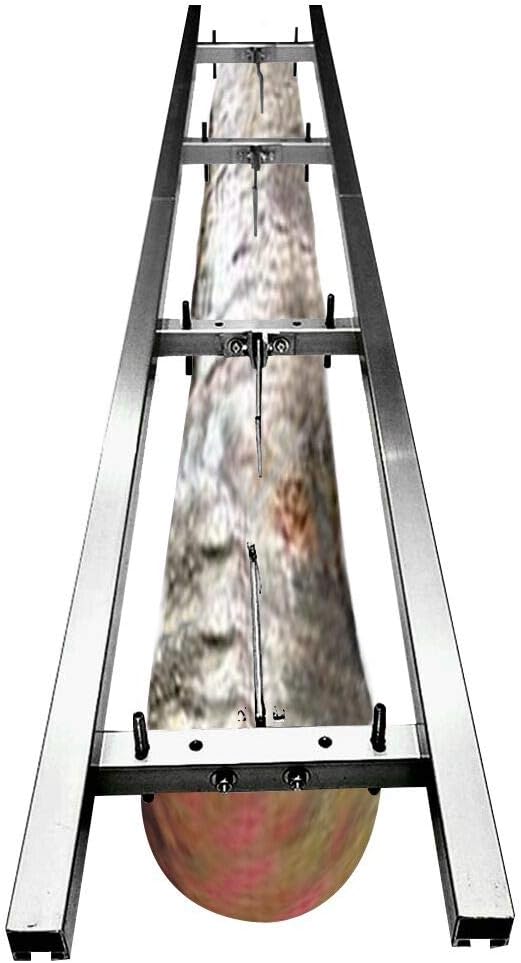 Rail Mill Guide System, 3 Crossbar Kits Work with Chainsaw Mill