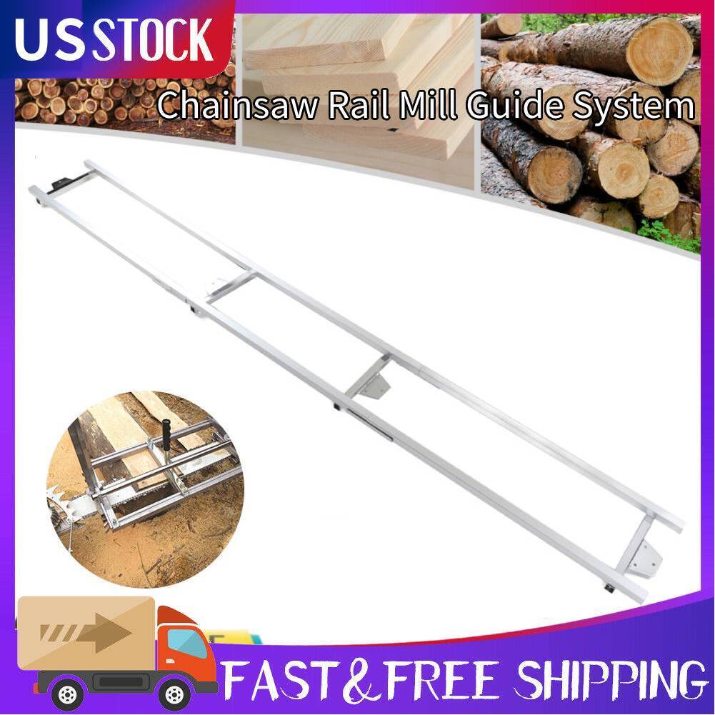 Rail Mill Guide System, 3 Crossbar Kits Work with Chainsaw Mill