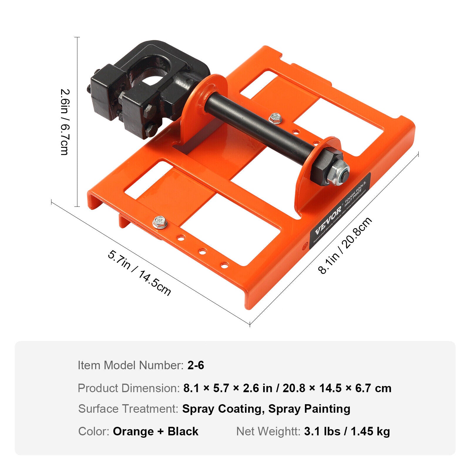 Premium Vertical Chainsaw Mill Lumber Cutting Guide 2"-6" Cutting Width