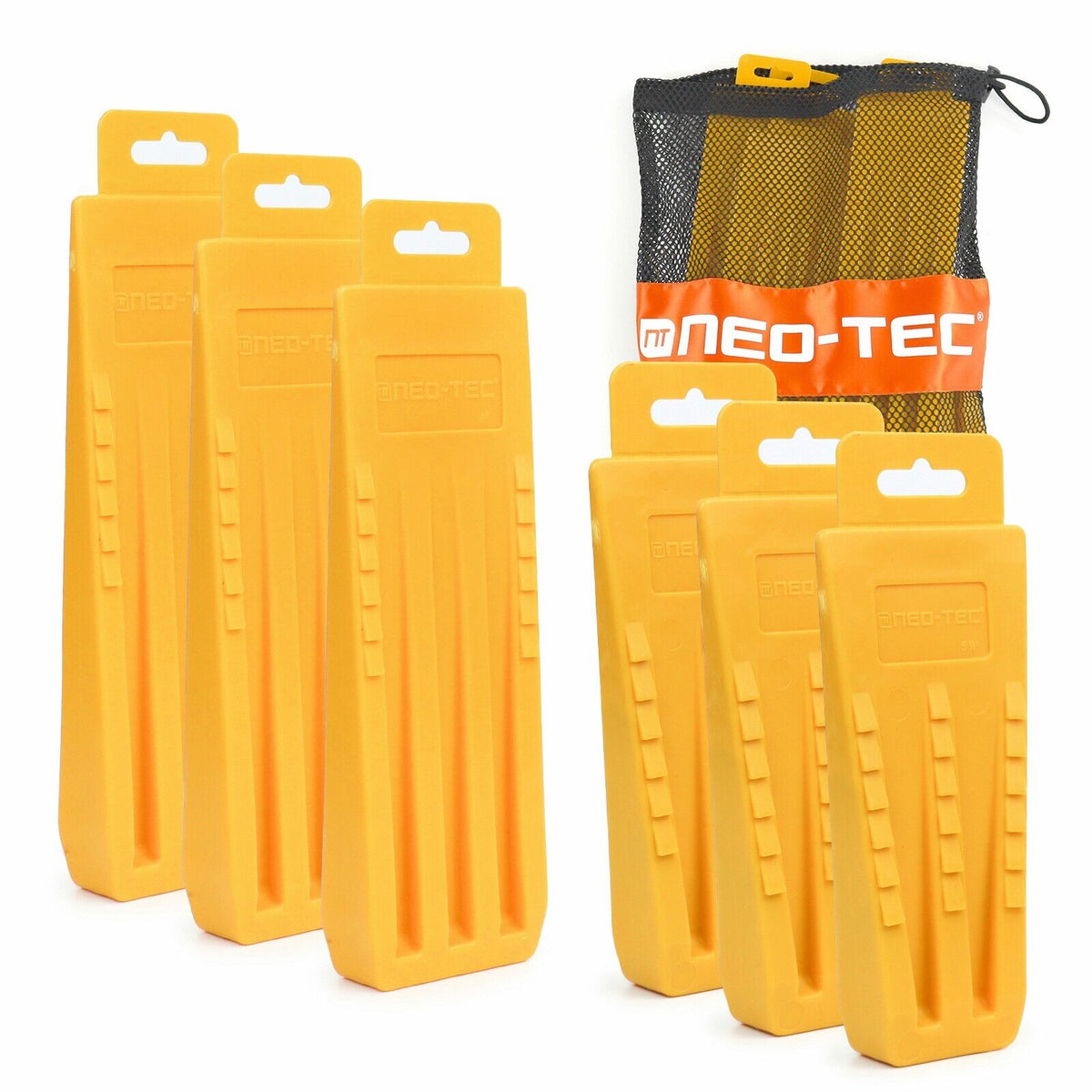 6 Pack Tree Felling Wedges 5.5" & 8" Tree Cutting Equipment